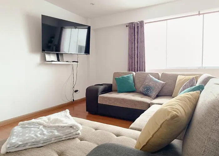 Apartamento Moderno Y Centrico En Lima, 3 Dormitorios