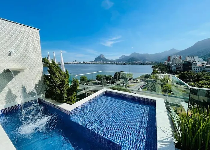 Cobertura Estilosa Com Vista Linda E Privacidade Rio de Janeiro