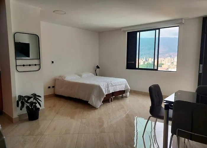 Apto Tipo Loft En Laureles Nutibara Increible Vista Medellín