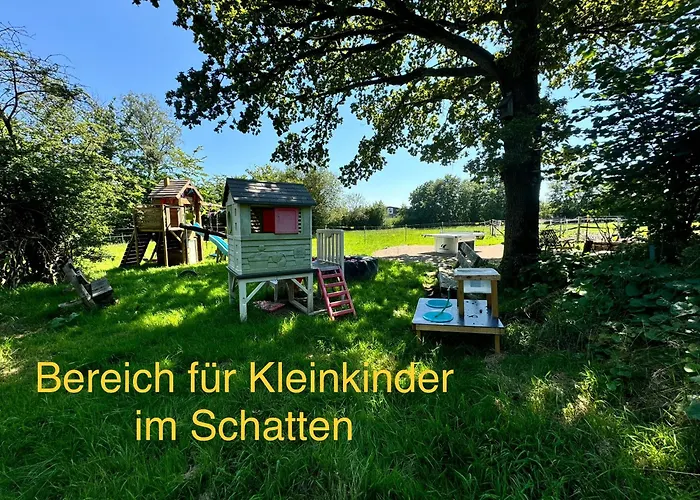 Maisonette - 2 Schlafzimmer - Wohn-Küche - Balkon - Hohes Venn - Monschau - Eifel - Hunde willkommen beim Hof Vierzehnender - Islandpferde