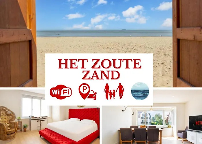 Het Zoute Zand - Parkeerplaats - Wifi - Comfort - Uitzonderlijke Locatie - Ideaal Voor Stellen En Gezinnen Knokke-Heist
