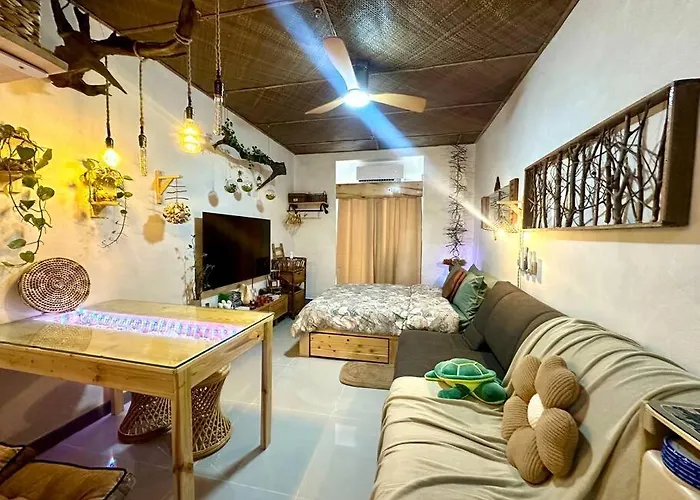 Native Themed Condo Staycation In Qc Manila