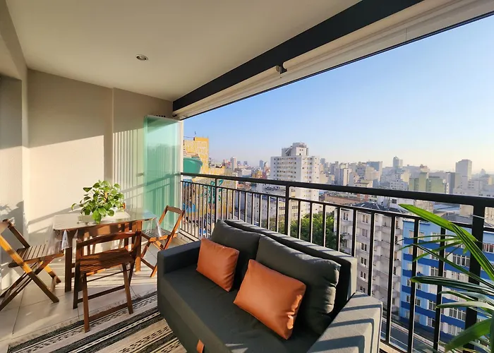 Flat Completo No Metro Santa Cecilia Com Piscina - Sauna - Garagem São Paulo