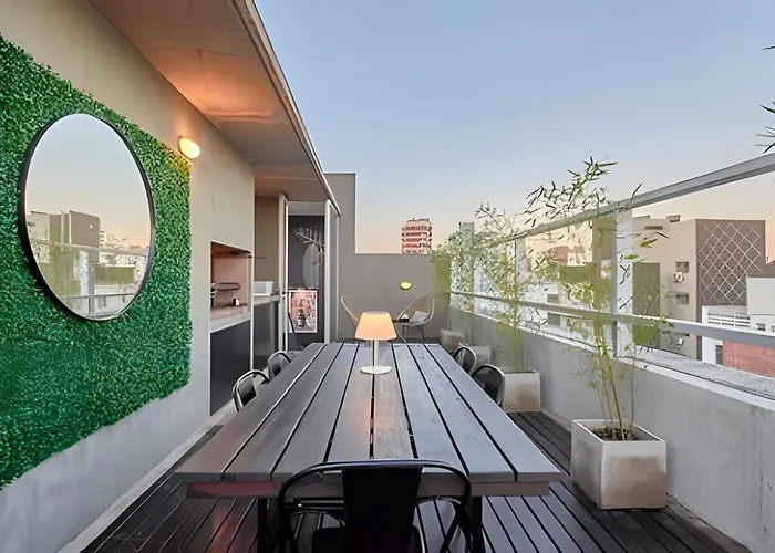 Ferienwohnung Moderno Penthouse Con Terraza Y Parrilla Privada Buenos Aires