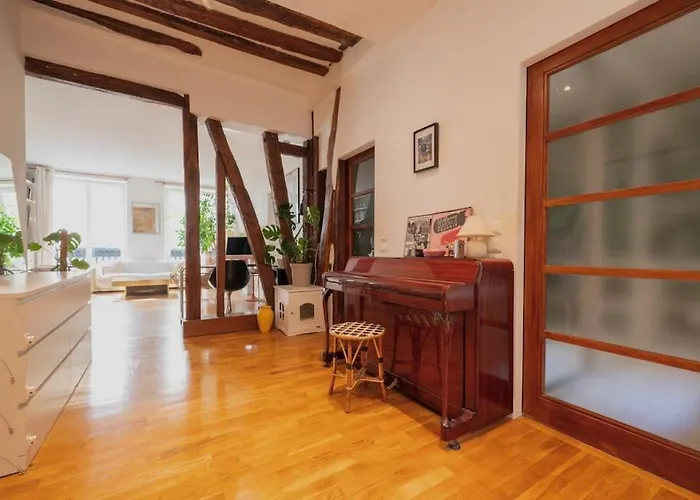 Spacious Apartment In Central Paris