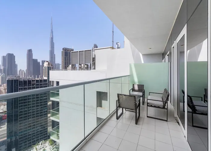 Ferienwohnung Exclusive Burj Khalifa View - Modern 1 BR Dubai