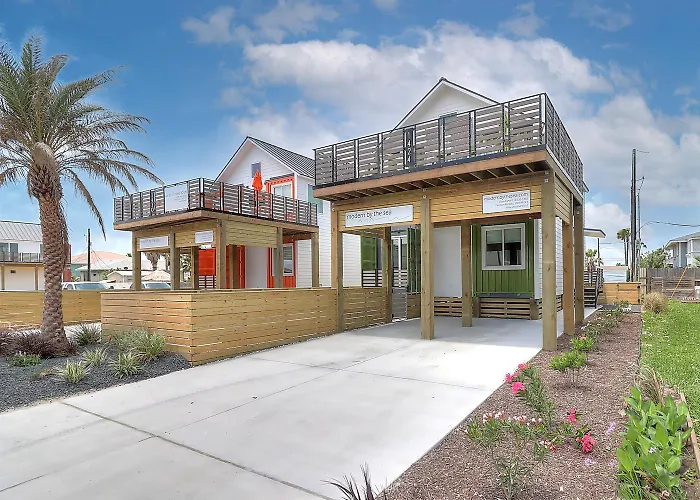Modern By The Sea Green Es1424 Port Aransas