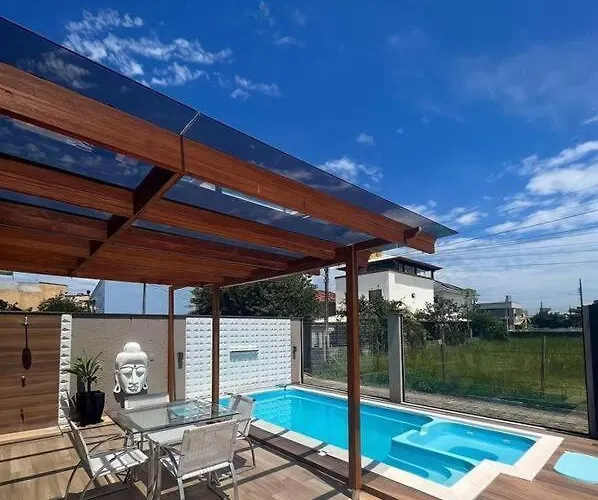 Villa Ponta Mar - Casa Incrivel Com Piscina 280Mts Mar Palhoça