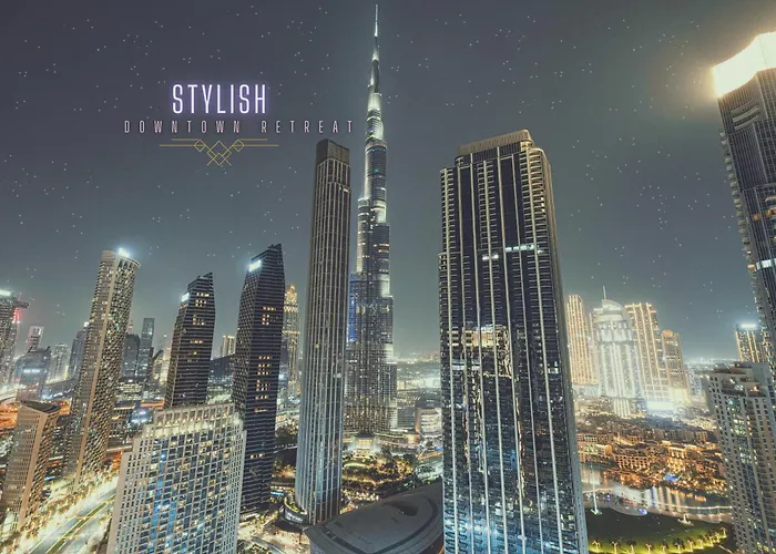 Stylish Downtown Retreat, Burj Crown, Opera & Boulevard View Dubai
