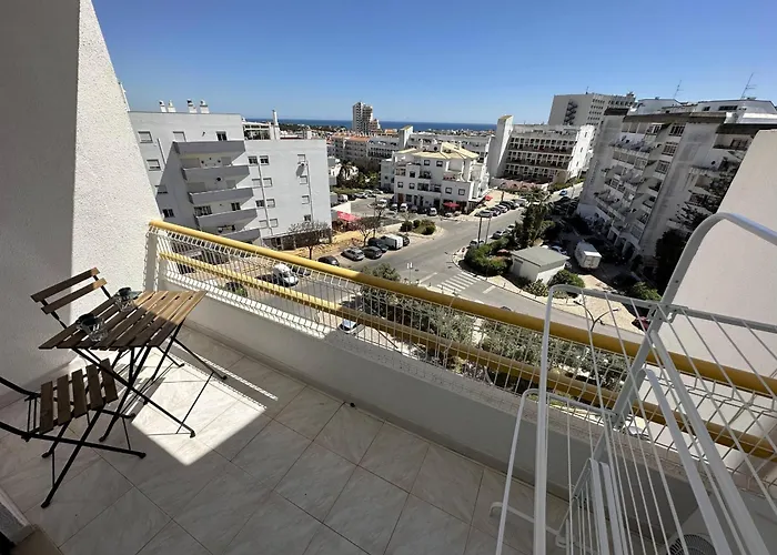 Go4Portugal - Dinis - Luxe Condo With Pool, Airco, Seaview With Two Balcony Albufeira