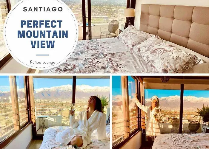 Family Stgo Lounge Penthouse With Best Andes View Santiago de Chile