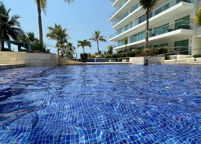 Lujoso Apto Con Vista Al Mar En Morros Ultra Cartagena 