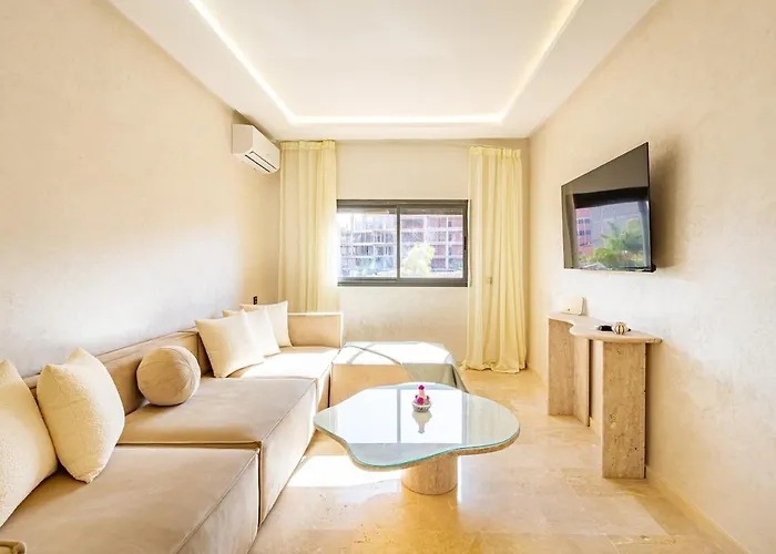 New! Appt Nour Confort Avec Piscine & Wifi Marrakesch