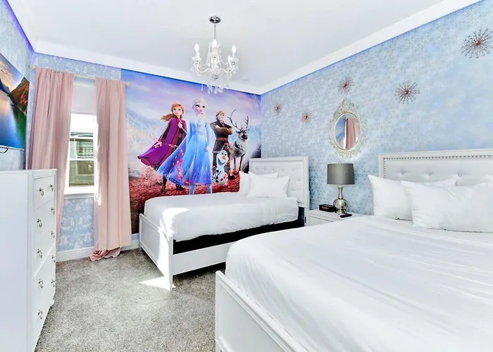 Encore Disney Villa 5 Bedroom Home & Private Pool For 12 Guests 15 Minutes Away From All Disney Parks Orlando