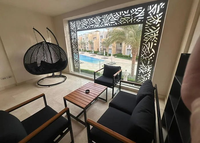 Ferienwohnung Pool & Sea View 2Br In Mangroovy Hurghada