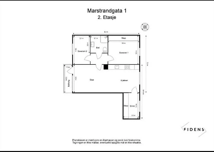 Central Apartment With 2 Bedrooms Oslo