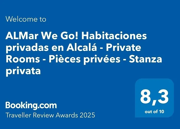 Almar Wego! Alcala -Habitaciones Privadas Con Bano Compartido Frente Al Mar - Private Rooms In Shared Apartment