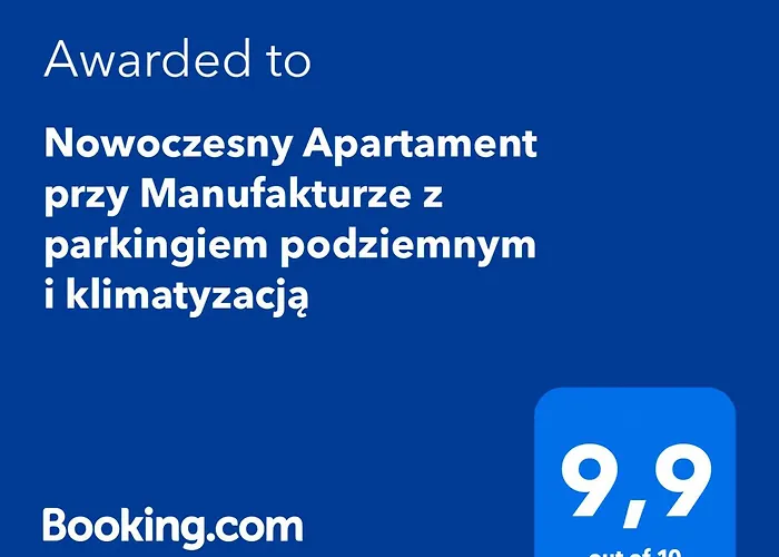 Nowoczesny Apartament Przy Manufakturze Z Parkingiem Podziemnym I Klimatyzacja Łódź