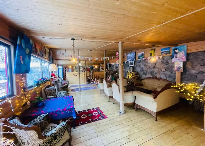 Wooden Huts In Mestia-Hut For 14