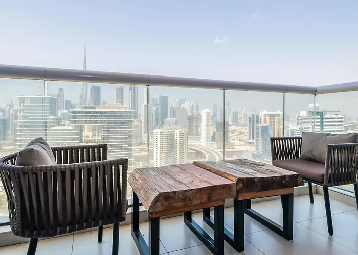 2Br Luxurious Damac Paramount Burj Khalifa View Pool, Gym, Bar & Sauna Dubai