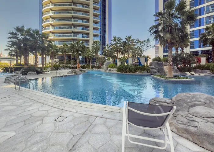 2Br Luxurious Damac Paramount Burj Khalifa View Pool, Gym, Bar & Sauna Dubai