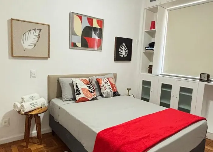 Loft Moderno Versátil a 7 Minutos Praia BC412-403 Rio de Janeiro