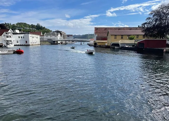 House By The River In Flekkefjord