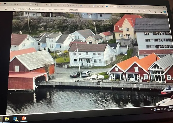 House By The River In Flekkefjord