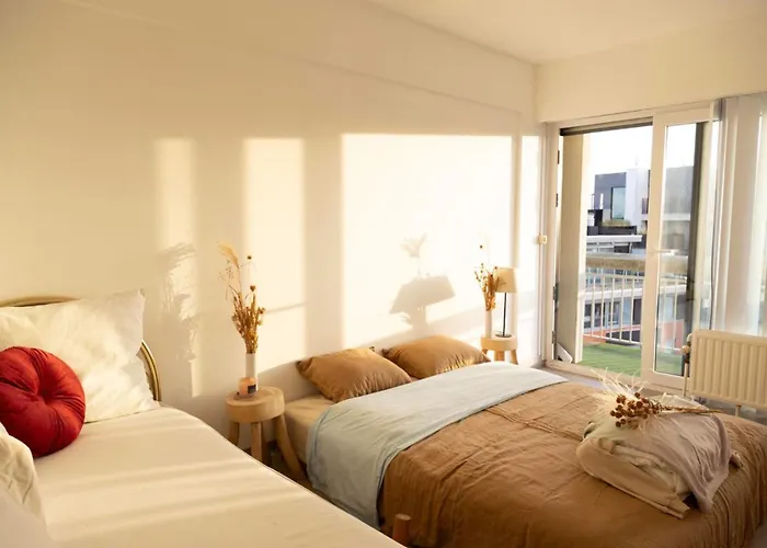 Charmant & Licht Appartement Met Groot L Terras - Zicht Op Mercator Ostende