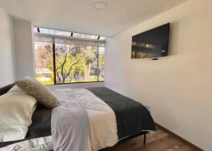 Ferienwohnung Bright 2Br In Parque De La 93 Bogotá