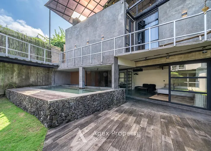 Villa Luxury And Unique Lava Loft Pererenan Denpasar