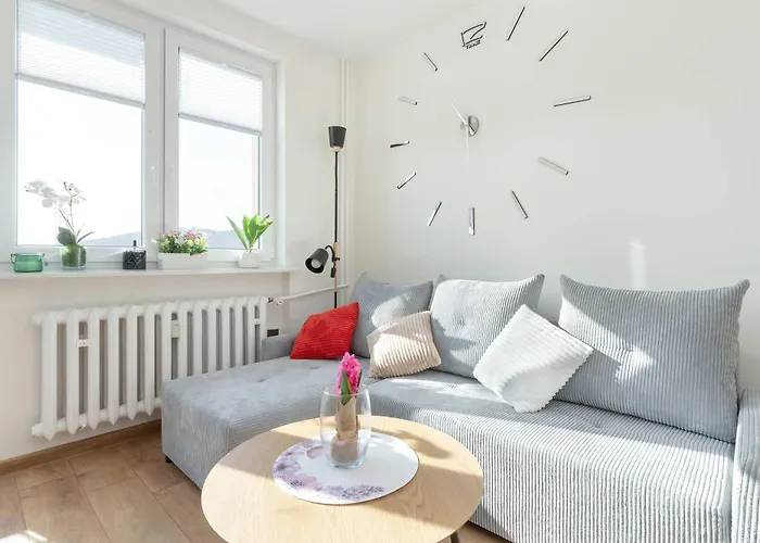 Sloneczny Apartament Z Pieknym Widokiem, Balkon & Parking By Noclegi Renters Zoppot