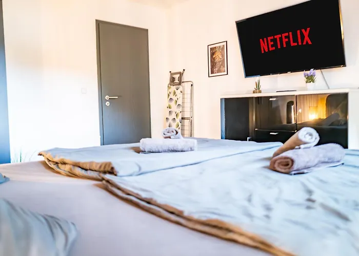 #622 gemütliche Wohnung mit Disney,Prime und Netflix Essen