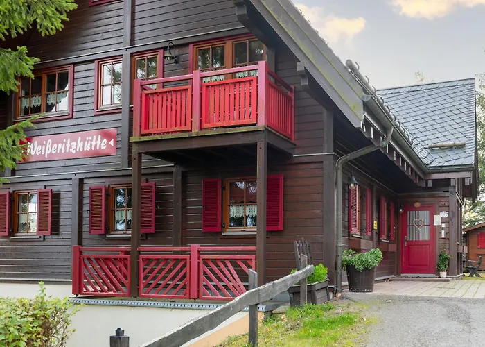 Ferienanlage Zum Silberstollen 2 Häuser am Berg Polderhof und Weißeritzhütte Altenberg 