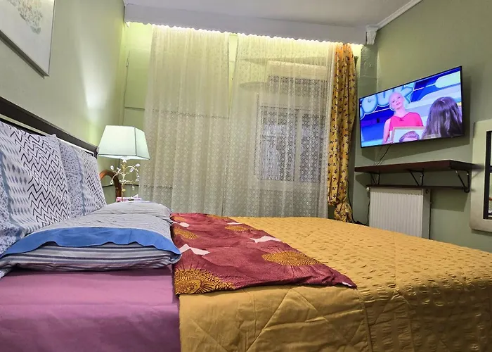 Ferienwohnung Fully Equipped And Family-Friendly With 4K Netflix At Thessaloniki Center