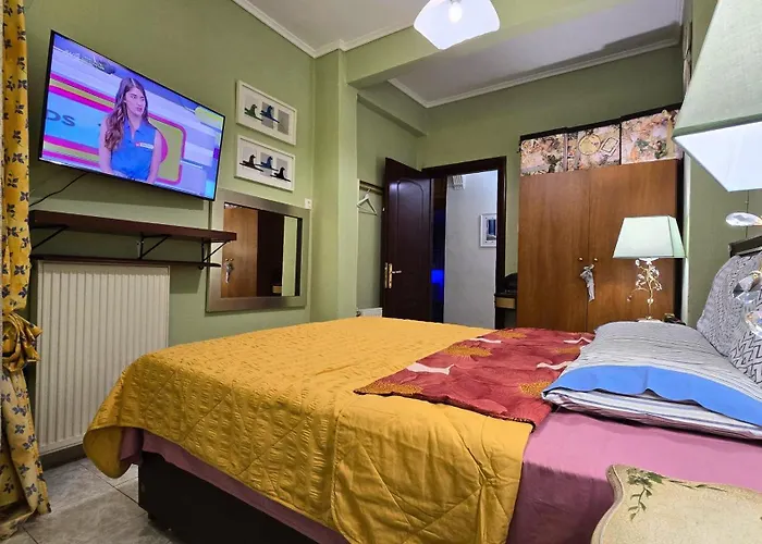Ferienwohnung Fully Equipped And Family-Friendly With 4K Netflix At Thessaloniki Center