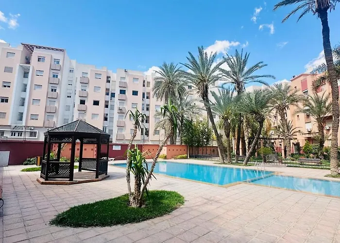 Elegant 2 Bedrooms With Pool & Wi-Fi Marrakech Marrakesch