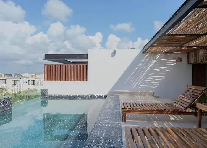 Master King Suite With Common Rooftop Pool Gym Wfi Tulum