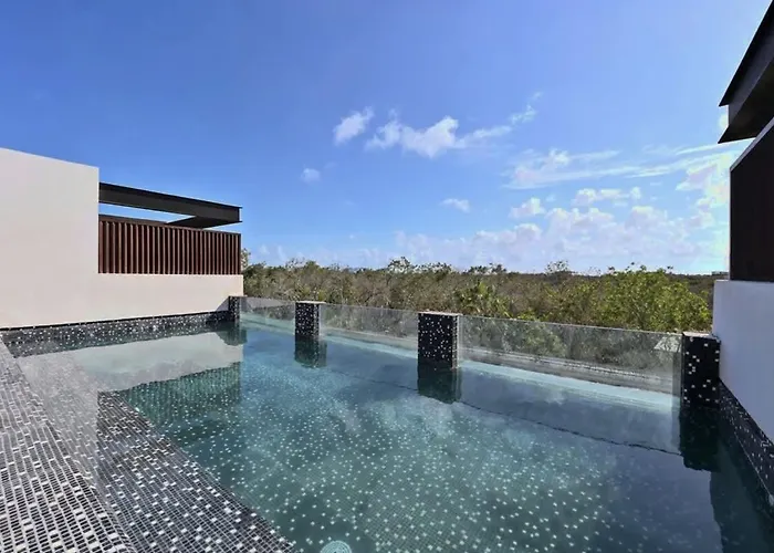 Master King Suite With Common Rooftop Pool Gym Wfi Tulum