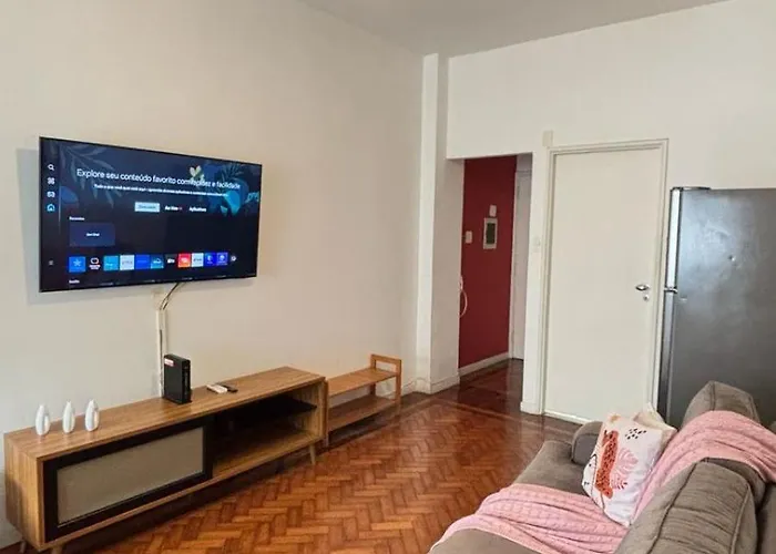 Amplo Com 2 Quartos A 3 Minutos Da Praia - Nsc166-83 Rio de Janeiro