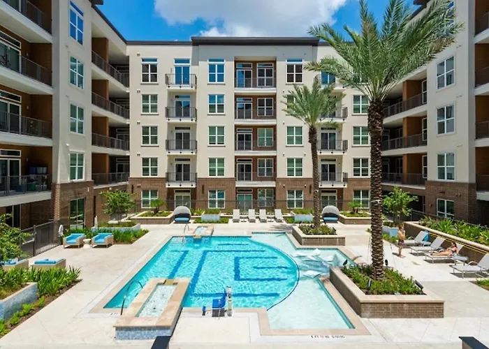 Ferienwohnung Houston Luxury 1Br-3Bd-Pool-Gym
