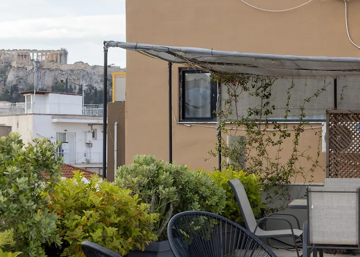 Entire Building In The Heart Of Athens Sleeps 15 With Private Rooftop Terrace
