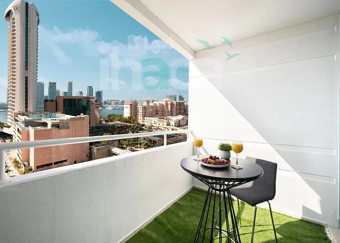 Luxury 1 Bedroom Marina Near Tram Ain Sea View Balcony Dubai