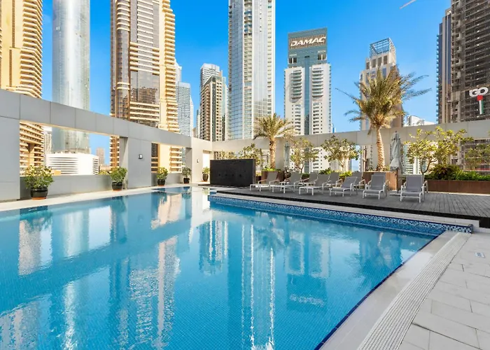 Ferienwohnung Modern 1Br Jbr View No Car Needed! Dubai