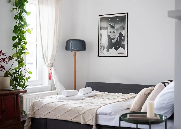 Charming Prague Apartment In Vrovice With Roof Terrace