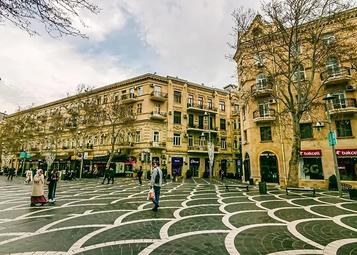 Ferienwohnung Thehouse In The Fountain Square Baku