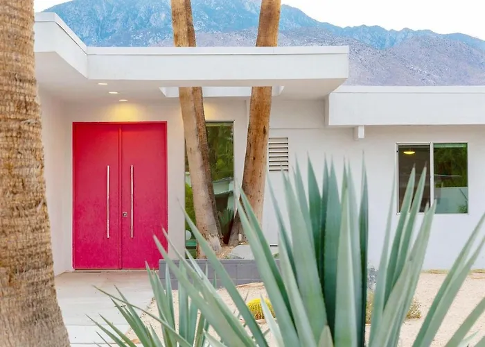 As Seen On Hgtv Desert Flippers The Pink Door Palm Springs