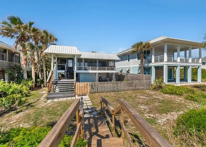 Spacious Oceanfront Home With Pool, Beach Access | Dog-Friendly St. Augustine