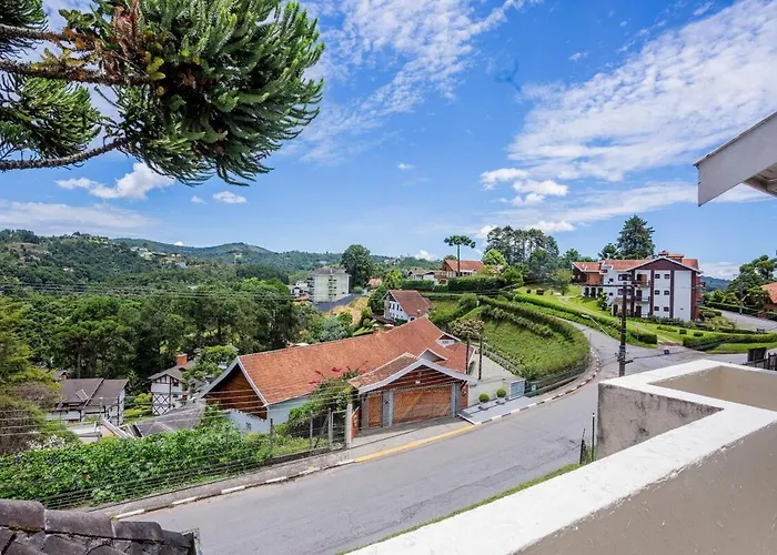Le Verbier 17 - Aconchego Com Linda Vista E Otima Localizacao - By Hostyn Campos do Jordão
