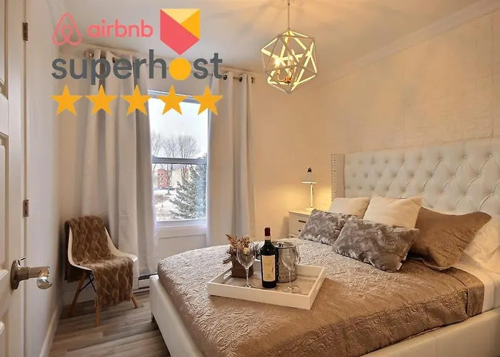 City Center Charming River View Ac Free Parking Québec
